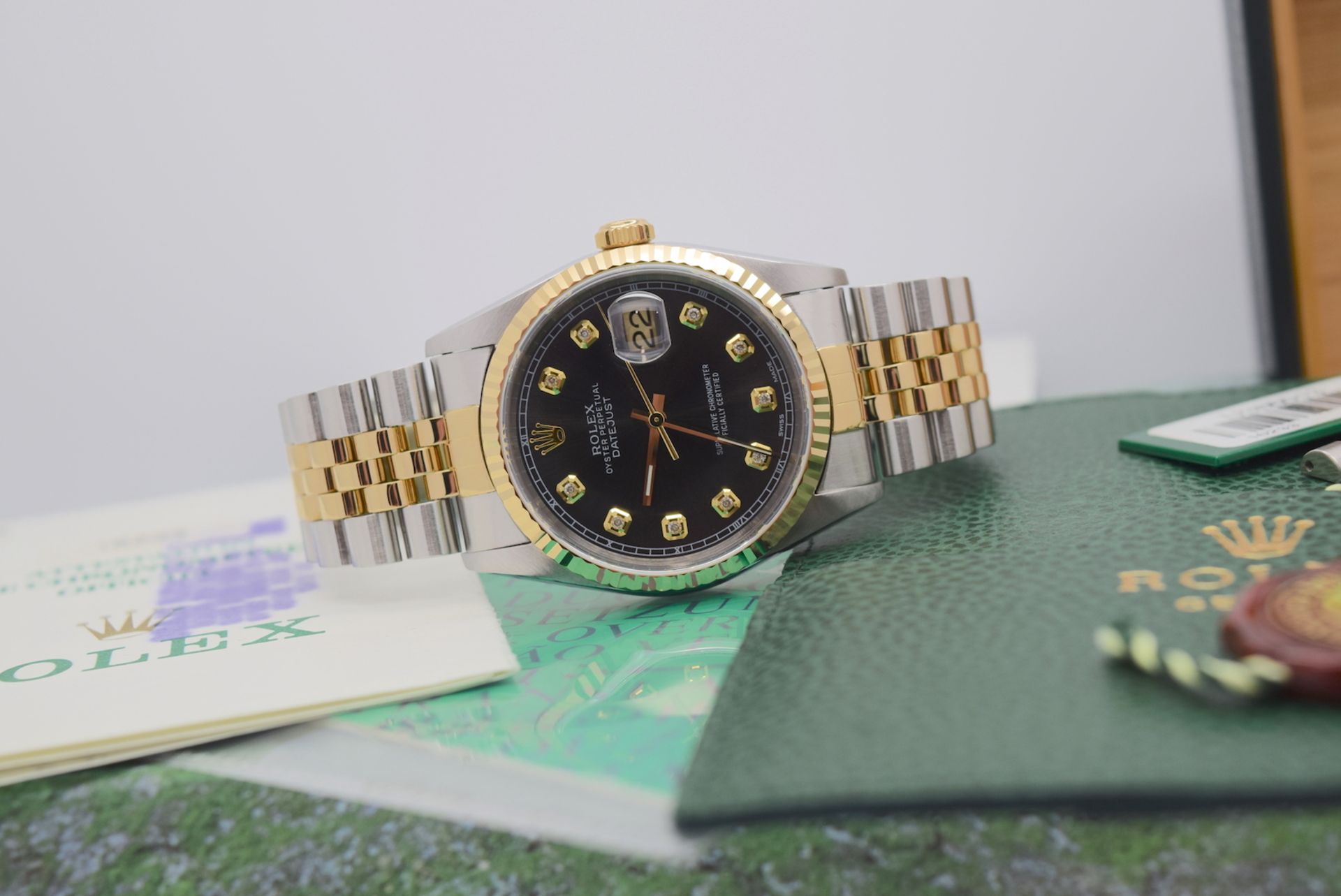 Full Set / Rolex Ref. 16233 Datejust *HD VIDEO INCLUDED* - 36mm, 18ct Yellow Gold/ Steel - Image 7 of 22