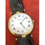 CARTIER 18k WATCH