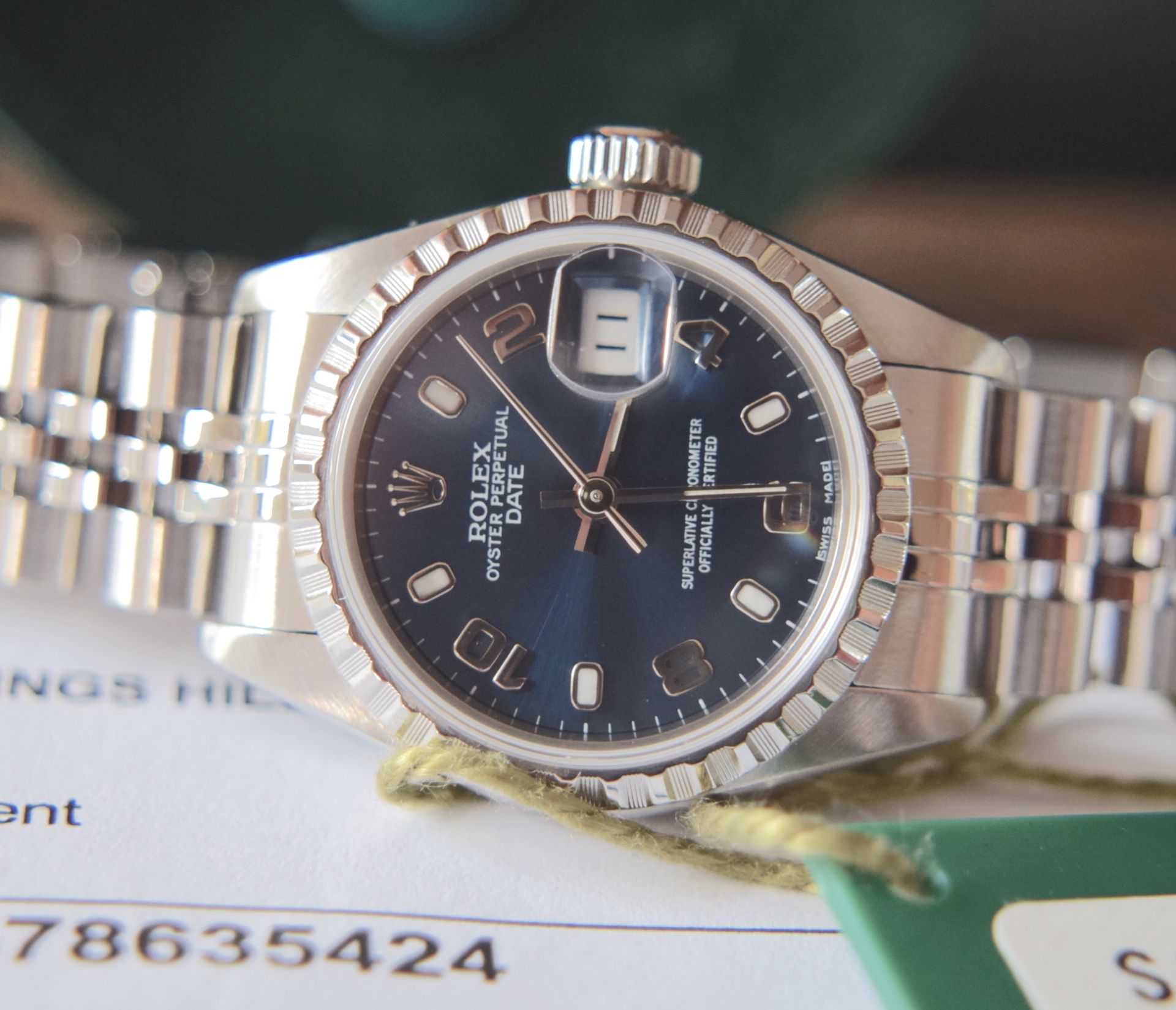 Rolex Datejust 26' Ref. 69240 - Blue Dial/ Jubilee Model - *Original Set & Certificate*