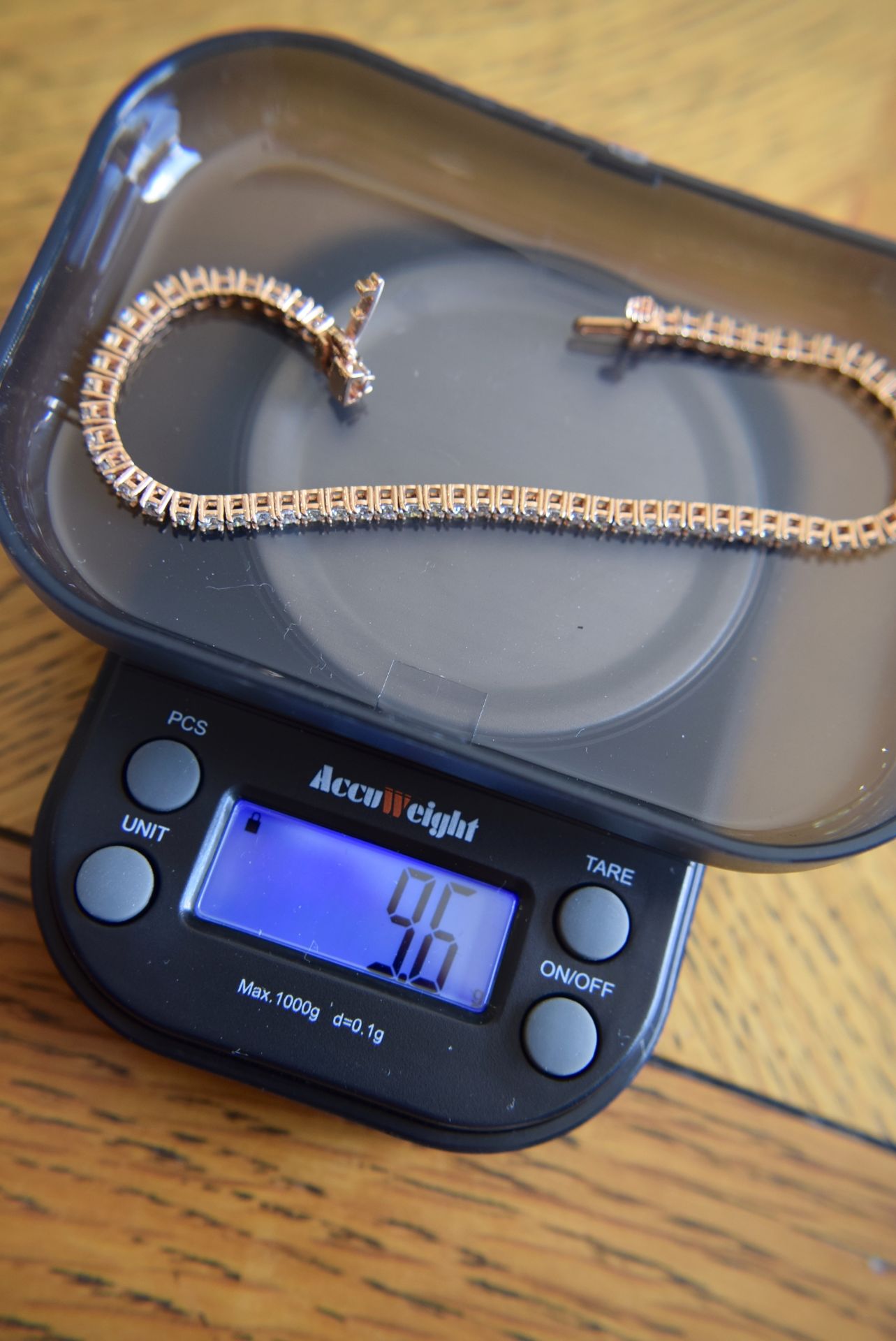 5ct Diamond (Approx) 18k Rose Gold Bracelet - Image 6 of 7