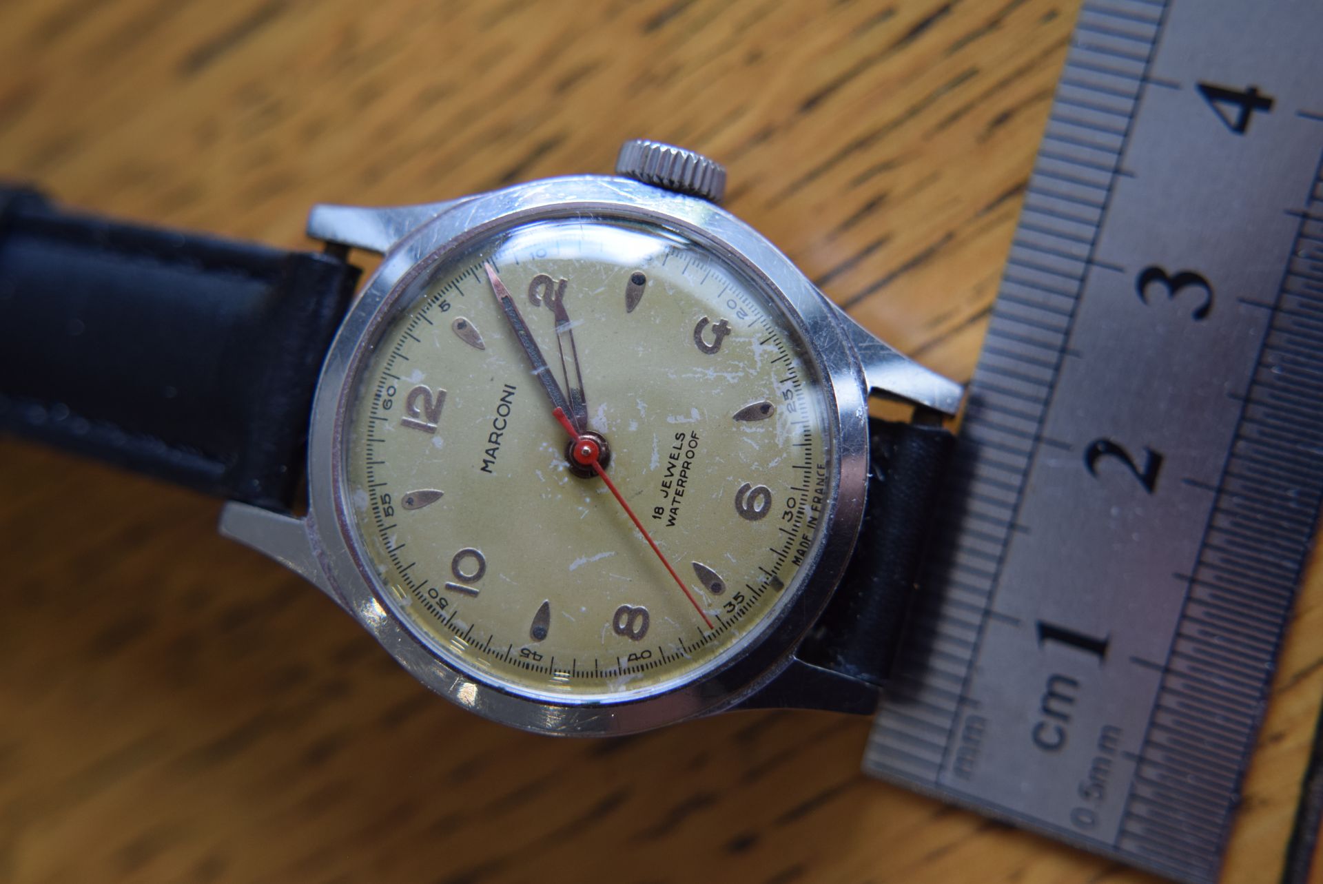 Marconi Swiss Watch 18 Jewels - Image 3 of 3