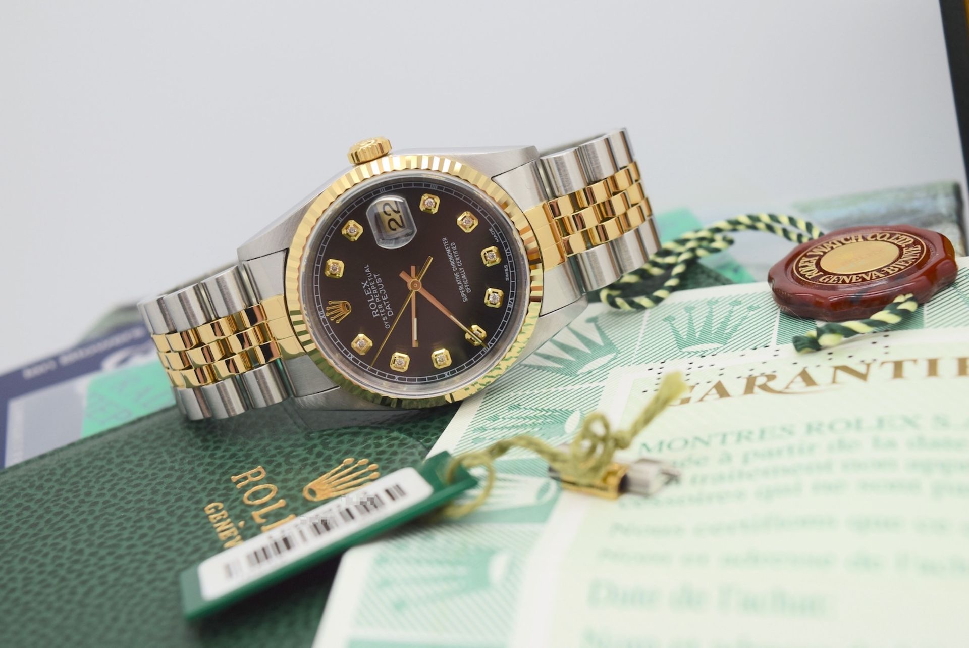 Full Set / Rolex Ref. 16233 Datejust *HD VIDEO INCLUDED* - 36mm, 18ct Yellow Gold/ Steel - Image 18 of 22