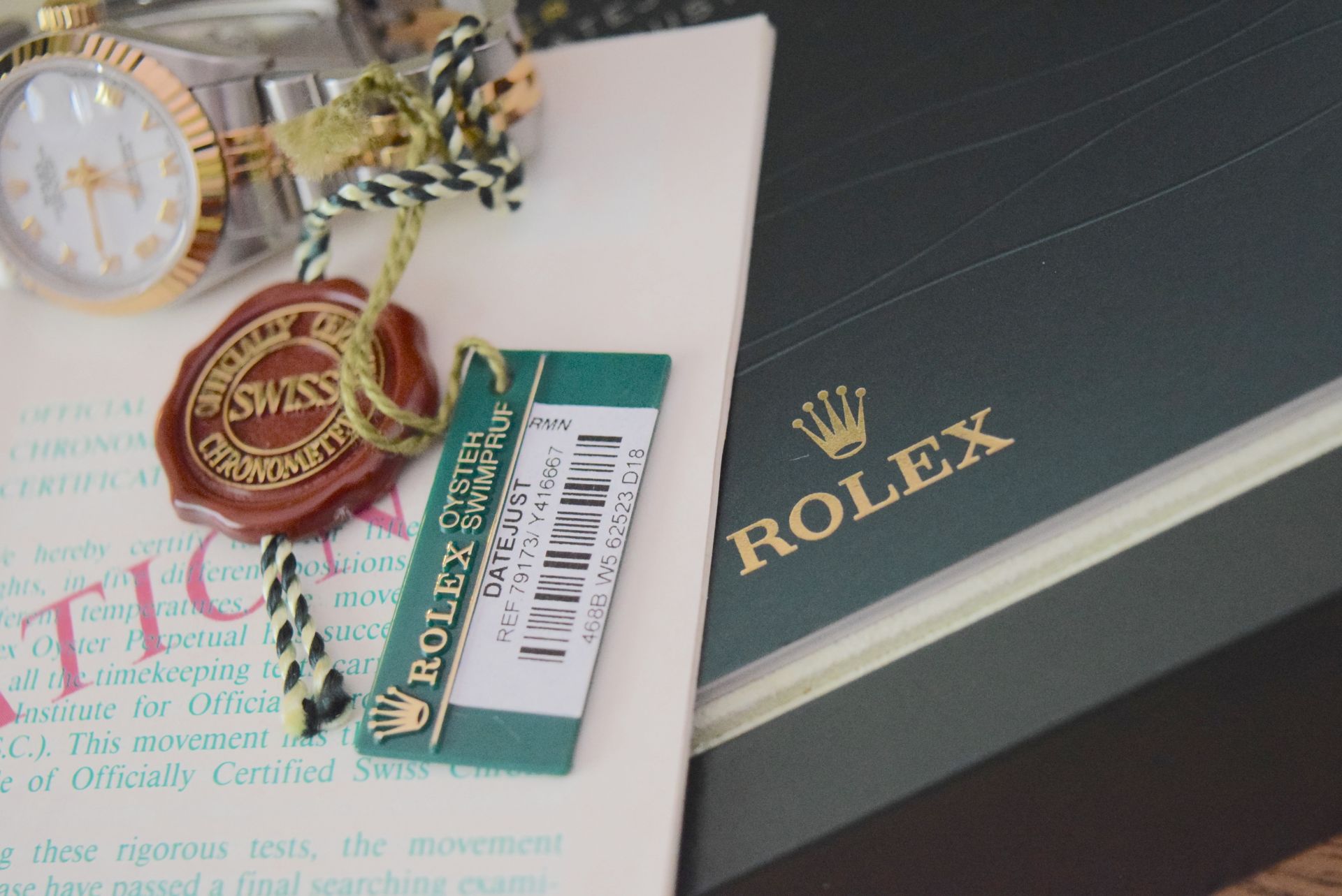Rolex Datejust 26mm REF. 79173 - Steel & 18ct Yellow Gold "Roman" (Box & Accessories Set) - Image 12 of 22