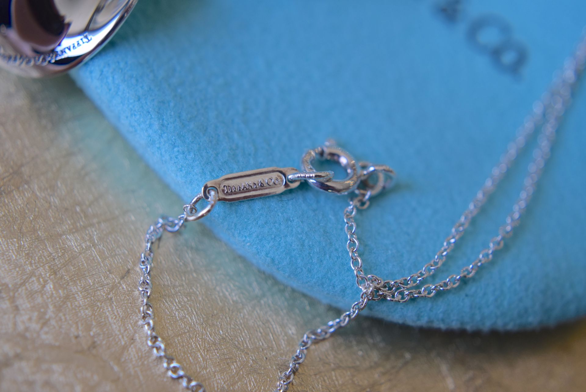 Tiffany & Co. Sterling Silver Frank Gehry ""Orchid Twist Drop"" Necklace - 16"" Chain - Image 2 of 4