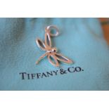 Tiffany & Co. Sterling Silver Dragonfly Pendant/ Charm