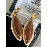 18K GOLD EARRINGS - 11G WEIGHT