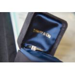 Tiffany & Co. Platinum 'Radiant Cut' Diamond Ring - VS1 / I