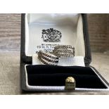 10K GOLD DIAMOND EARRINGS (HALLMARKED) - 2.9G WEIGHT