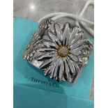 *Rare* Tiffany & Co. 925 Sterling Silver ""Daisy"" Cuff Bangle