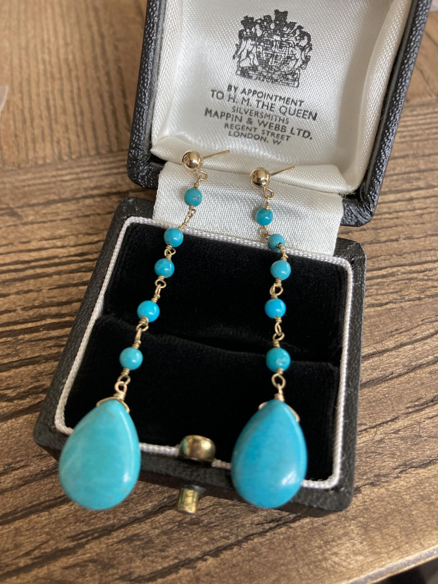 14K TURQUOISE EARRINGS