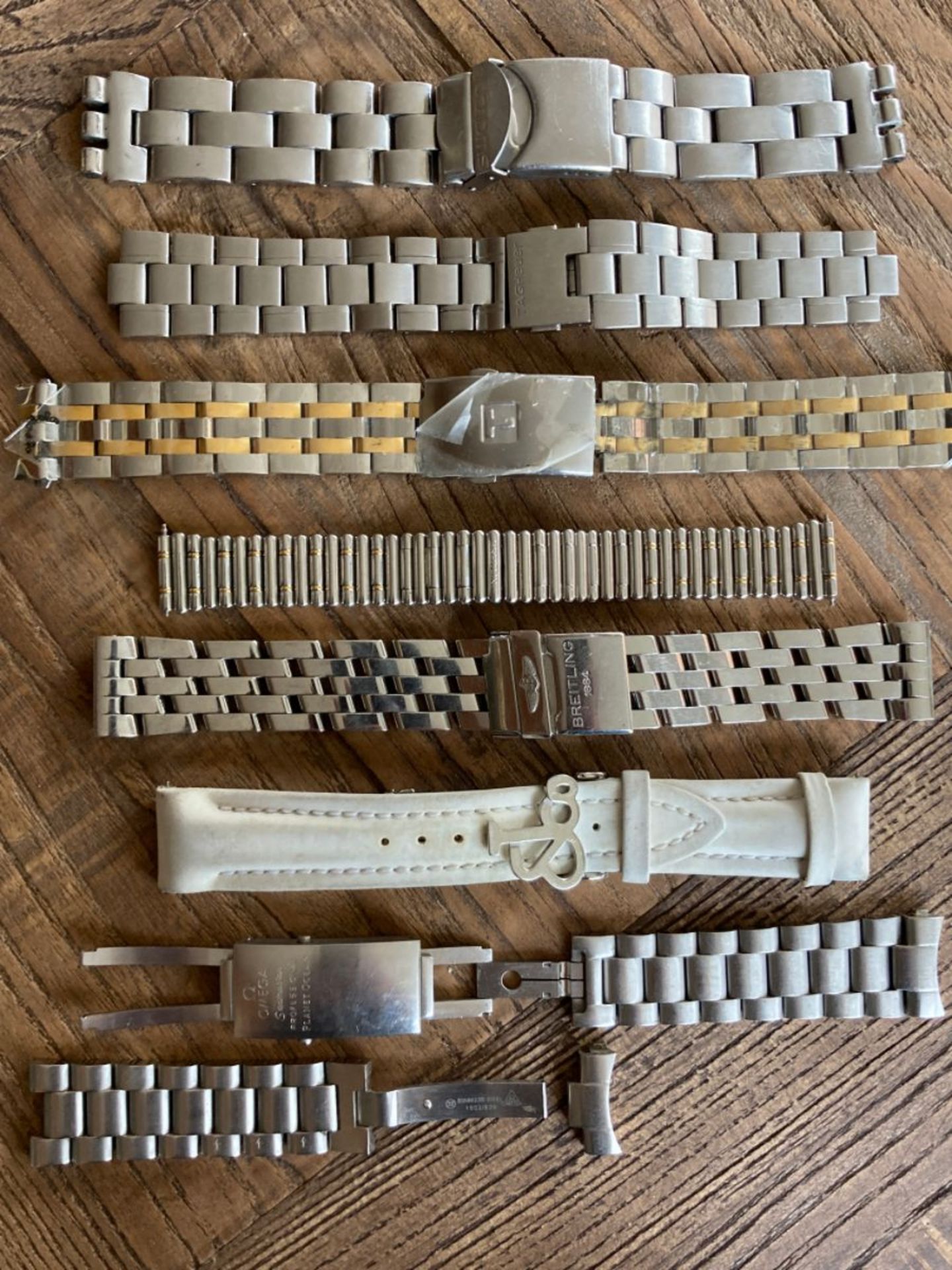 WATCH BRACELETS - BREITLING, OMEGA, JACOB AND CO, TAG HEUER