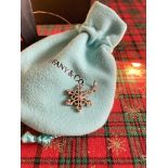 Tiffany & Co. CHRISTMAS Sterling Silver "Snowflake" Charm