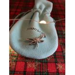 Tiffany & Co. Sterling Silver Dragonfly Pendant/ Charm