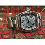 CARTIER ROADSTER 2510 STEEL MENS WATCH