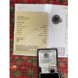 DIAMOND SET RING WITH CERTIFICATE