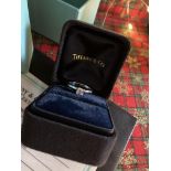 Tiffany & Co. Platinum 'Radiant Cut' Diamond Ring - VS1 / I