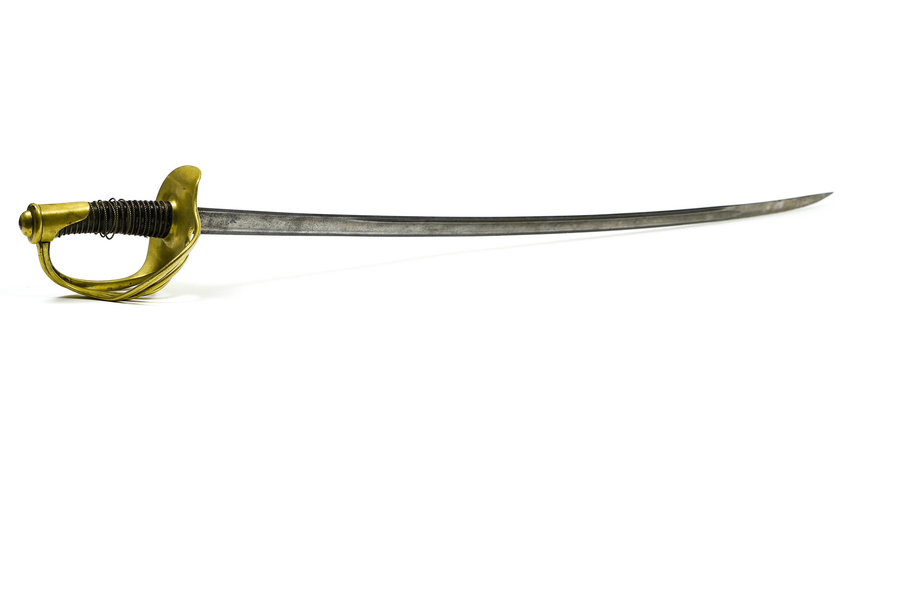 Heavy cavalry sabre, 1822 model FRANCE, 1826 The blade ears the mark of the Royal Klingenthal - Image 2 of 3