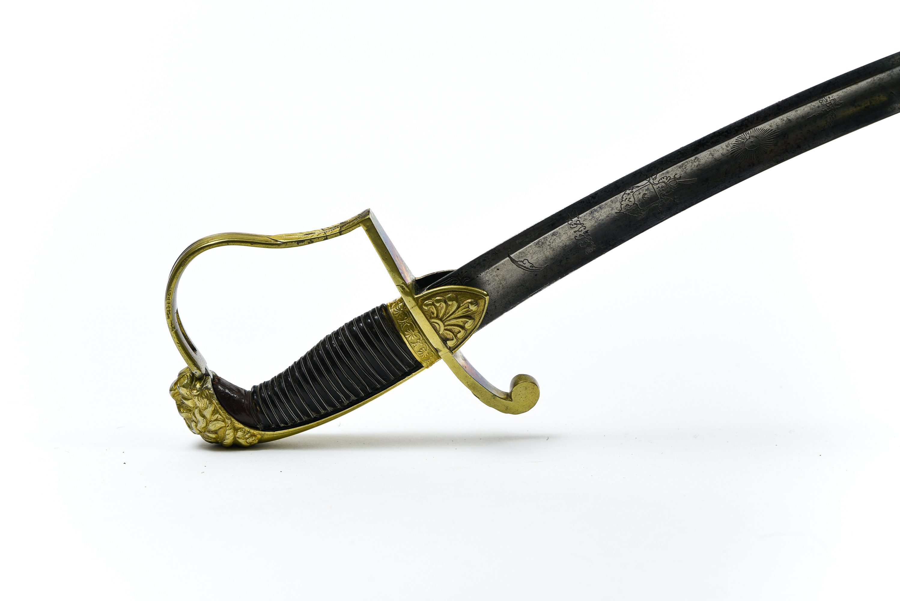 Light cavalry officer's sabre GREAT BRITAIN, EARLY 19TH CENTURY With its scabbard. - Image 2 of 3