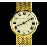 Audemars Piguet Lady's watch Lady's 18 kt yellow gold watch, round dial (20 mm diameter), white