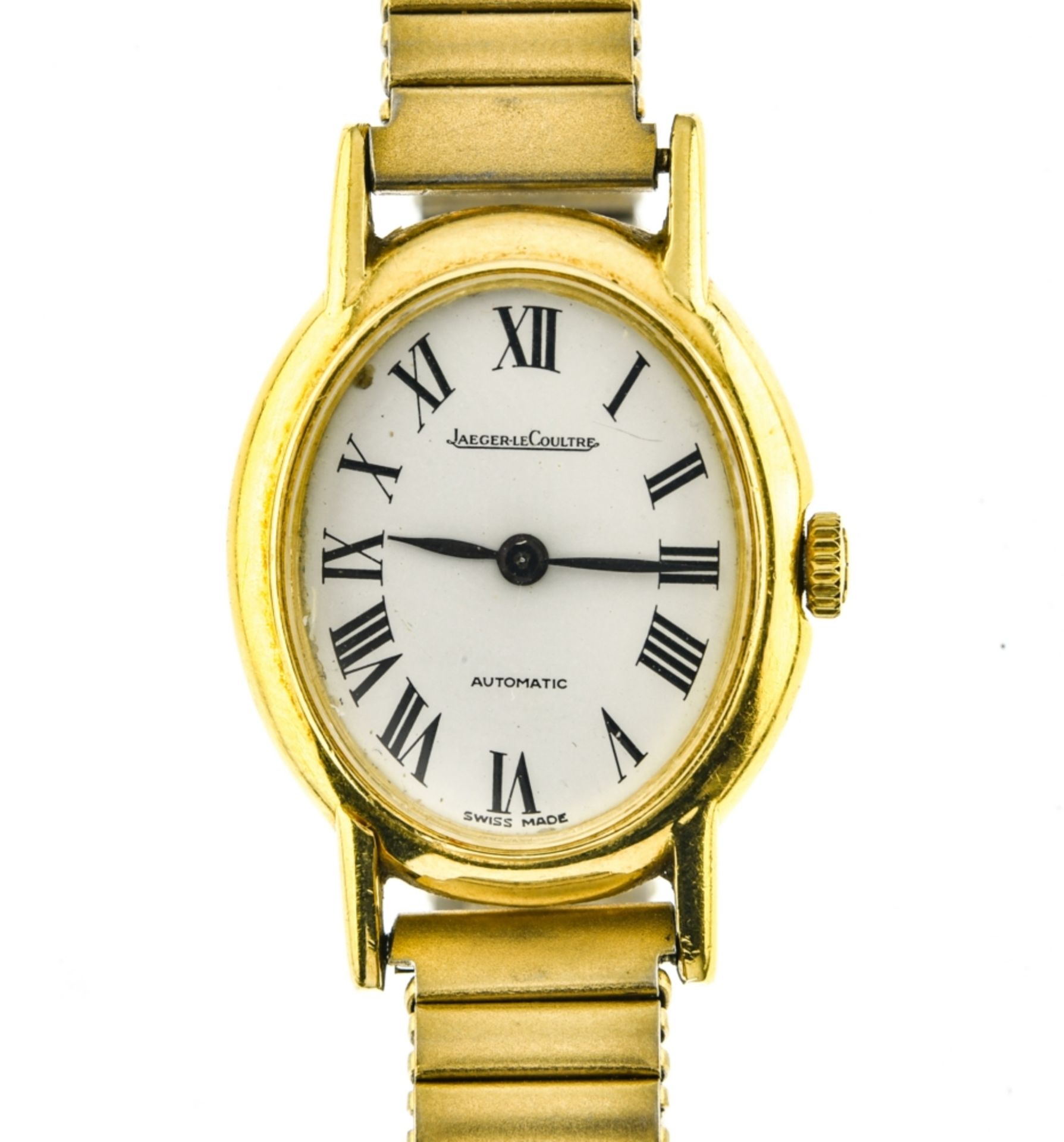 Jaeger-LeCoultre Lady's bracelet watch SWITZERLAND Lady's 18 kt gold Jaeger-LeCoultre, oval-shaped