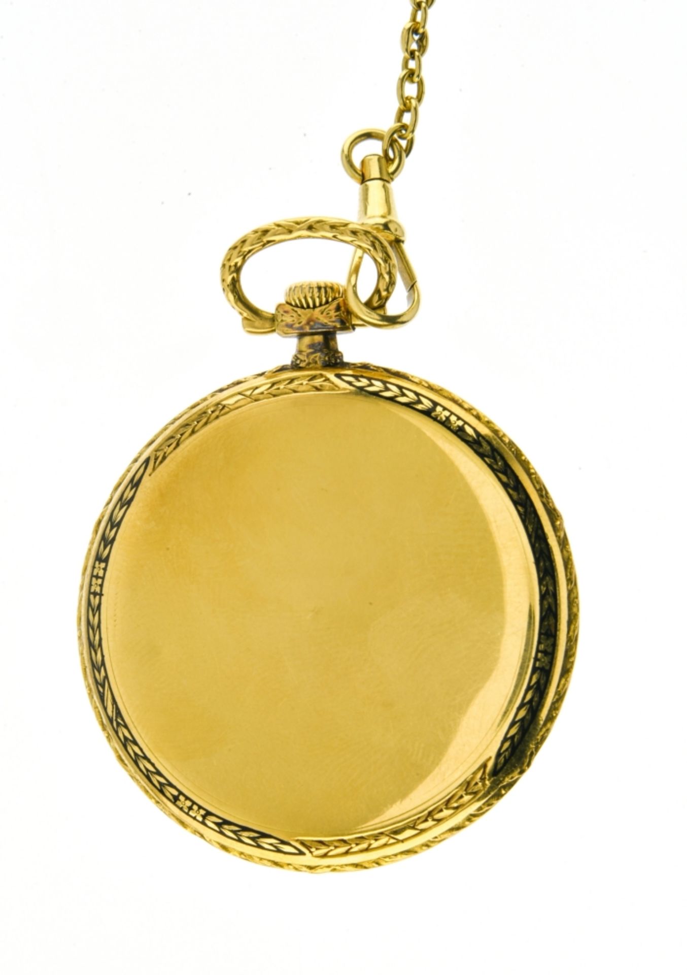 Vacheron Constantin Vacheron Constantin chronometer pocket watch and chain SWITZERLAND 18k gold - Image 2 of 3