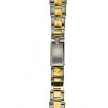 Rolex Gold & steel riveted Rolex bracelet SWITZERLAND 1950-1960 Two-tone Rolex bracelet. Riveted