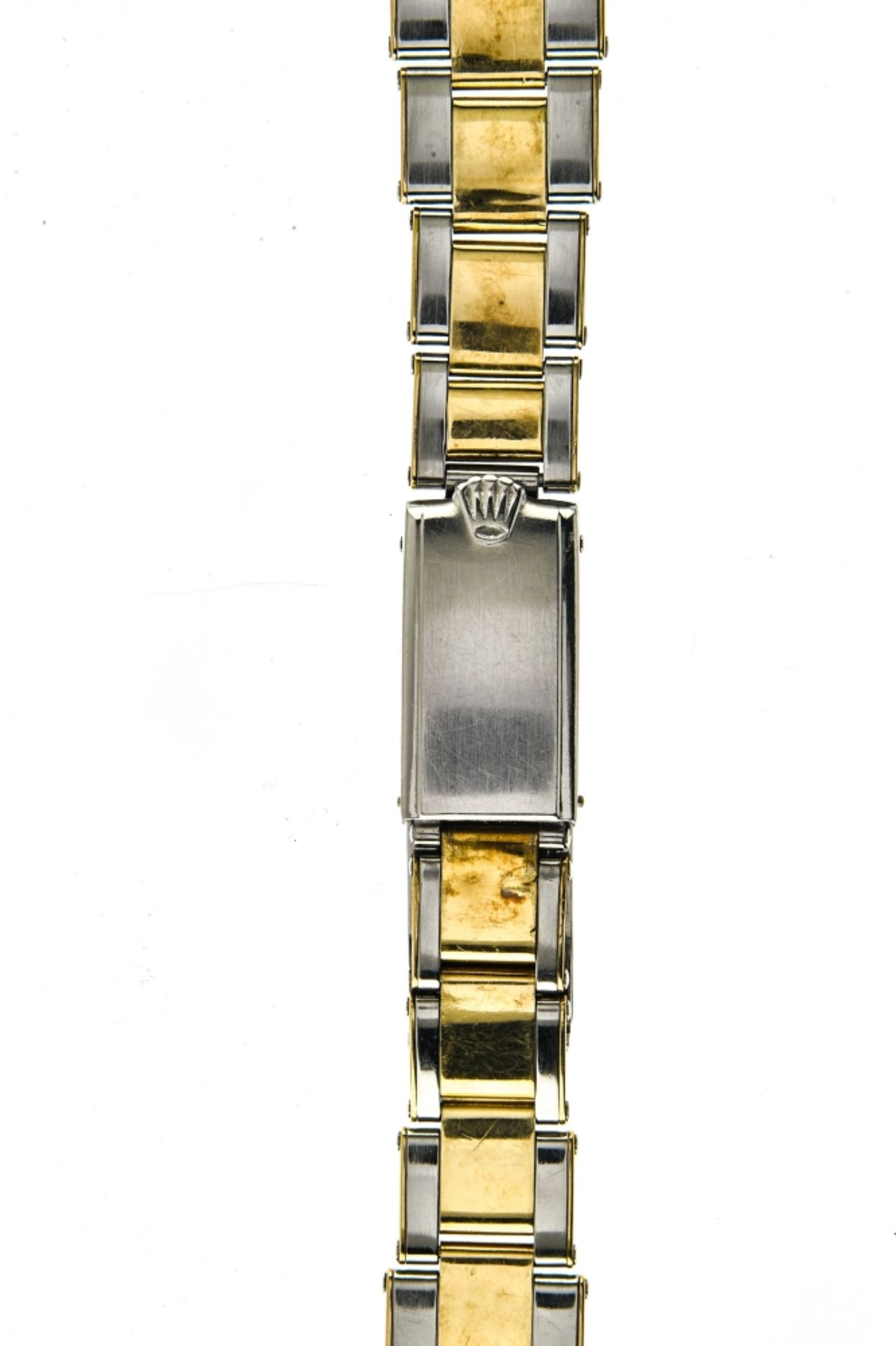 Rolex Gold & steel riveted Rolex bracelet SWITZERLAND 1950-1960 Two-tone Rolex bracelet. Riveted