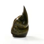 Anne CANNEEL (Born in 1950) Nocturnal, 1996 Bronze sculpture with shaded brown patina. Signed,