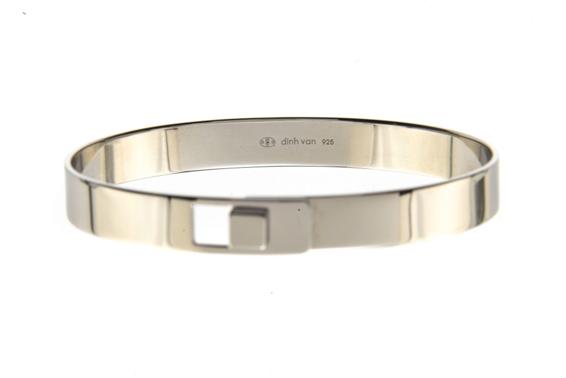 Dinh Van "Serrure Cube" bracelet Sterling silver. In its original box. Like new. - Image 2 of 2