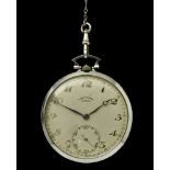 Buren Buren evening fob watch SWITZERLAND Platinum pocket watch adorned with brilliants around the