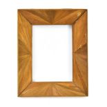 Rectangular frame JEAN MICHEL FRANK (1895 - 1941), IN THE MANNER OF. straw marquetry H : 25,5 cm