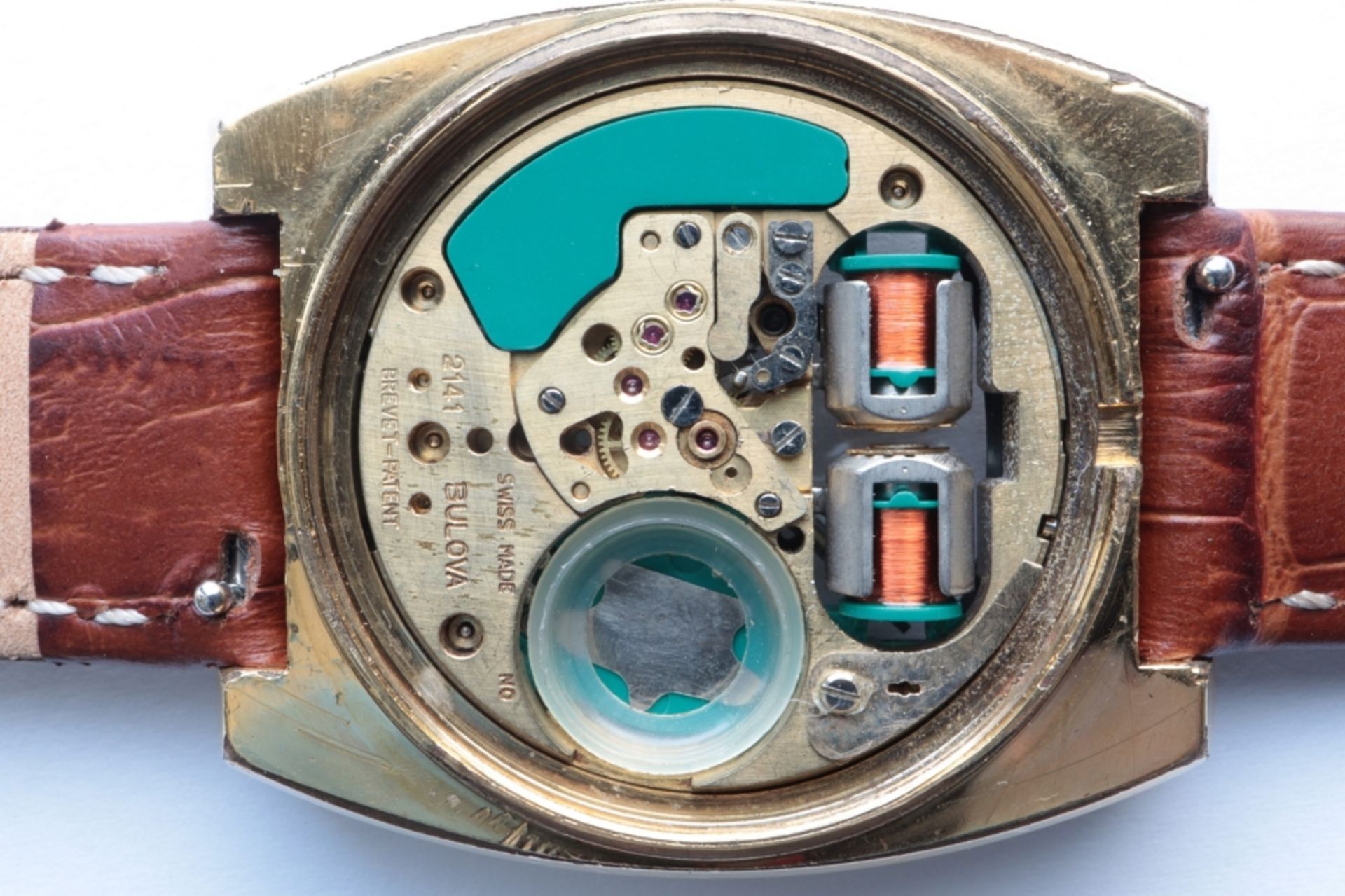 Bulova Bulova Accutron bracelet watch 1960-1970 Bulova Accutron for men Gold-plated steel casing, - Image 2 of 2