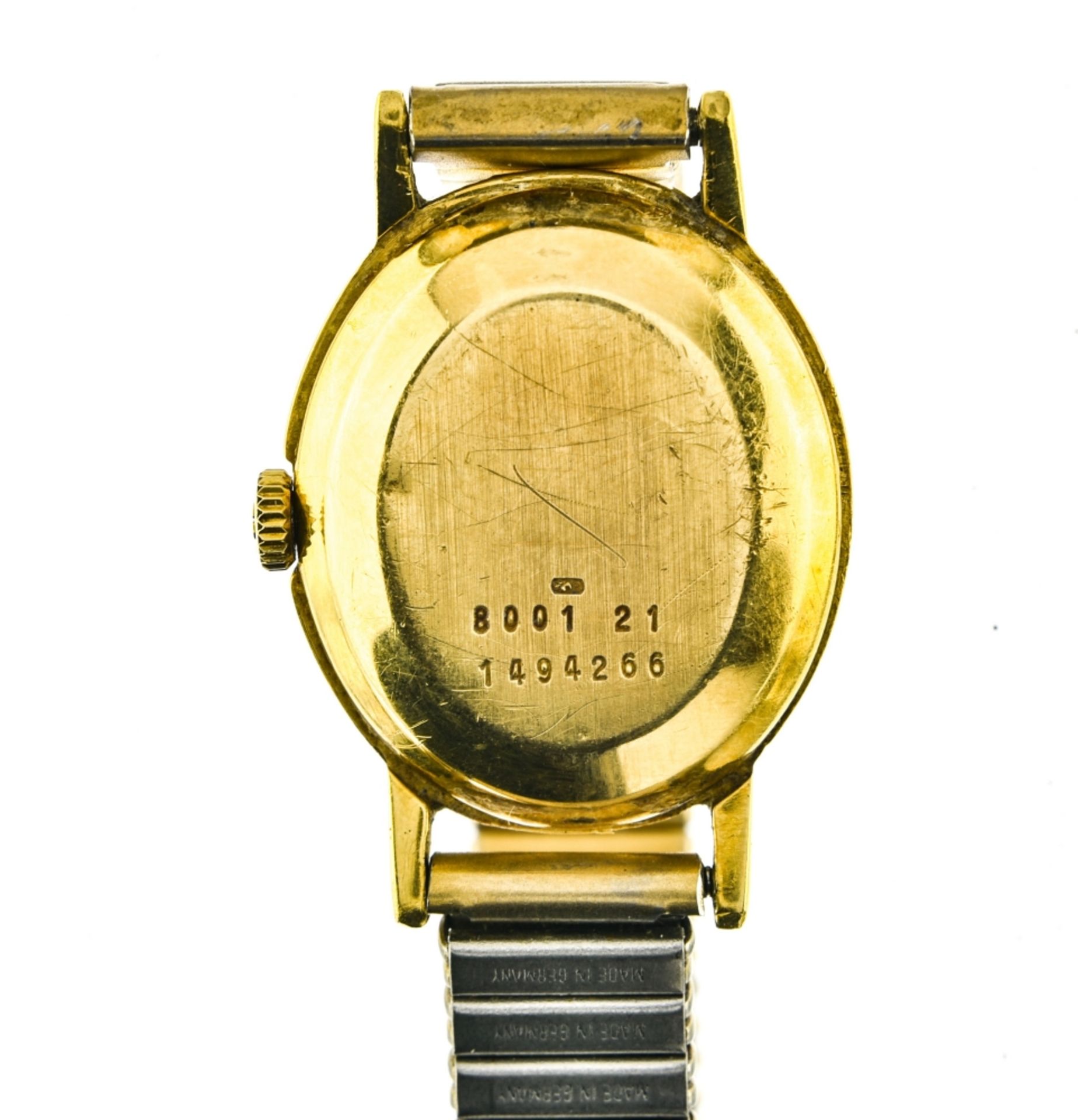 Jaeger-LeCoultre Lady's bracelet watch SWITZERLAND Lady's 18 kt gold Jaeger-LeCoultre, oval-shaped - Image 2 of 3