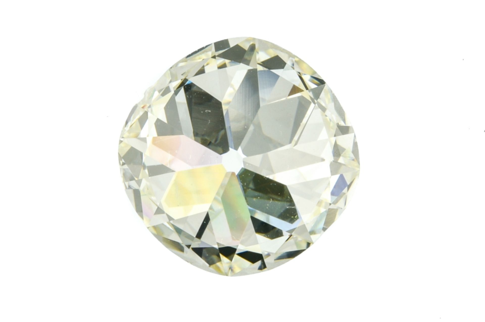 Large cushion-cut diamond 6.45 ct weight, VS1 clarity and colour I, no fluorescence. Polished culet. - Image 2 of 5