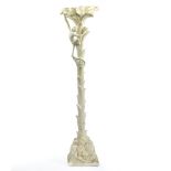 Serge ROCHE (1898-1988) Monkey floor lamp, ca. 1935-1940 plaster, electrically-wired. Missing parts,