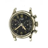 Heuer Heuer chronograph bracelet watch SWITZERLAND 1940-1950 Heuer "Big Eyes" manually-wound steel