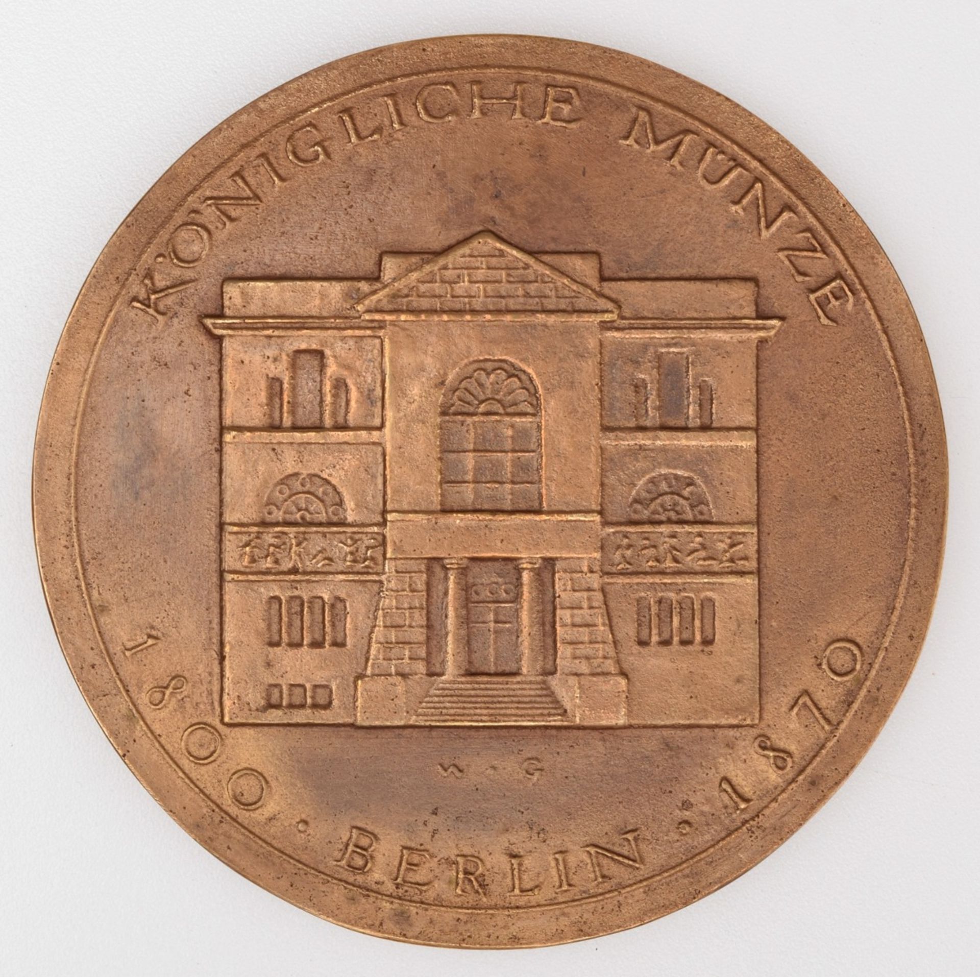 Medaille "750 Jahre Berlin" Bronze, Hersteller: Bronzegießerei Hans Füssel - Ingrid Günzel/Berli - Image 3 of 3