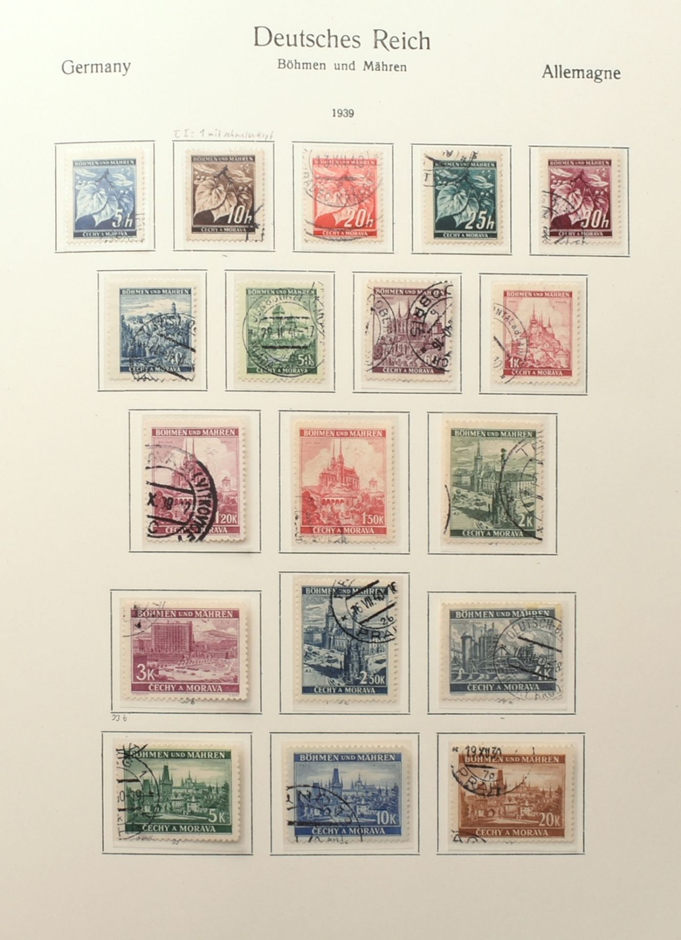 Konvolut Briefmarken Besetzungen I. und II. WK postfrisch (wohl meist Falz) und gestempelt, dabei: - Bild 2 aus 7
