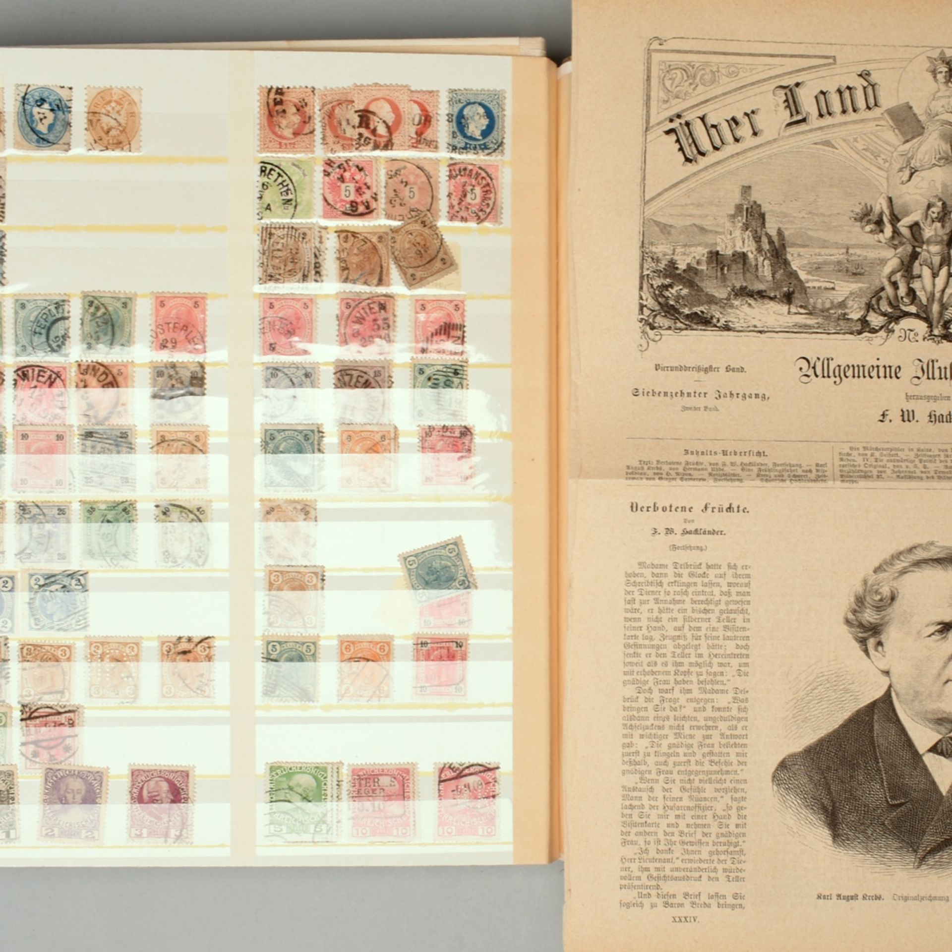 Sammlung Briefmarken Europa postfrisch und gestempelt, dabei viele interessante Anfangswerte, dabei