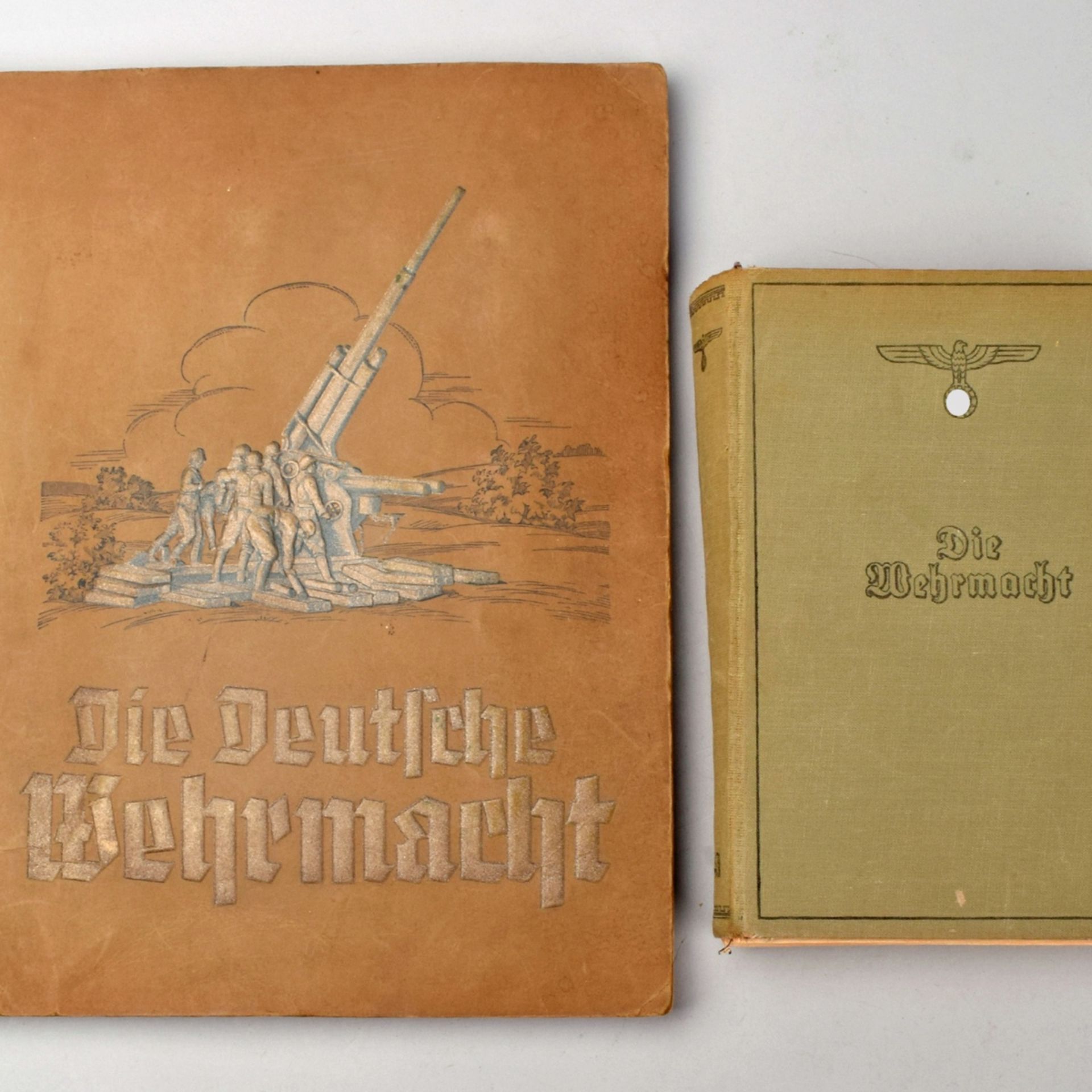 Paar Bücher über die "Wehrmacht" 1 x "Die Wehrmacht. Um die Freiheit Europas", reich bebildert, h