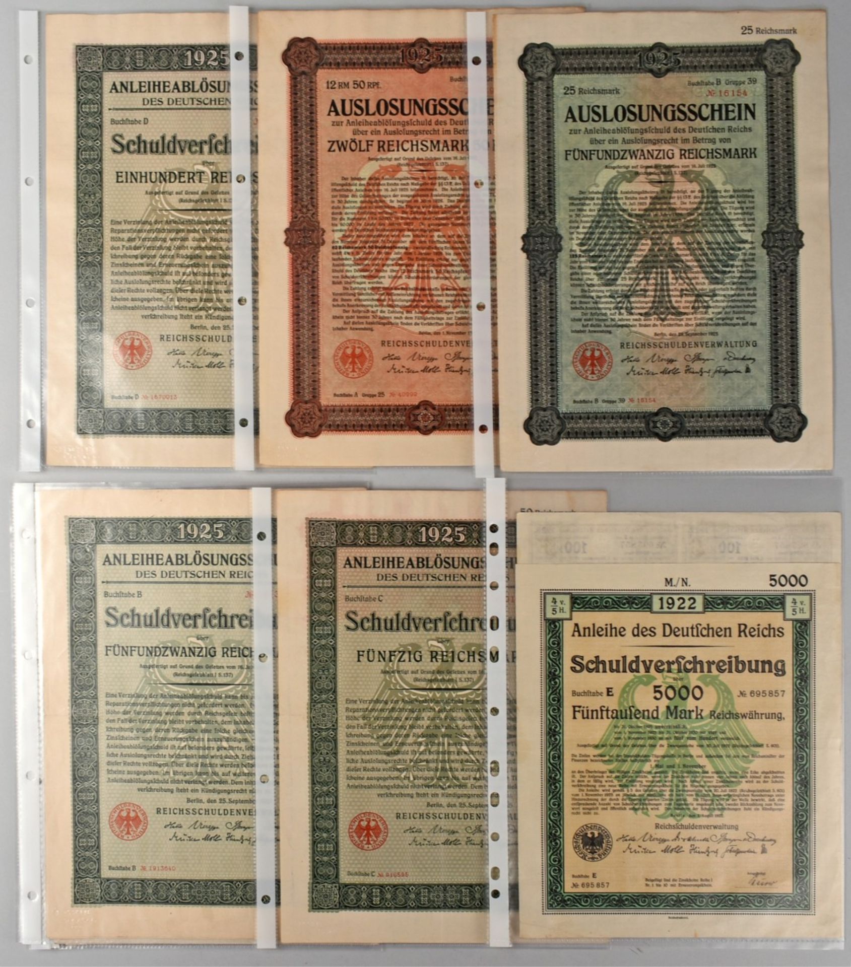 Konvolut Schuldverschreibungen insg. ca. 31 Stück, dabei: 1 x 11 Schuldverschreibungen der "K.K. p - Image 3 of 4