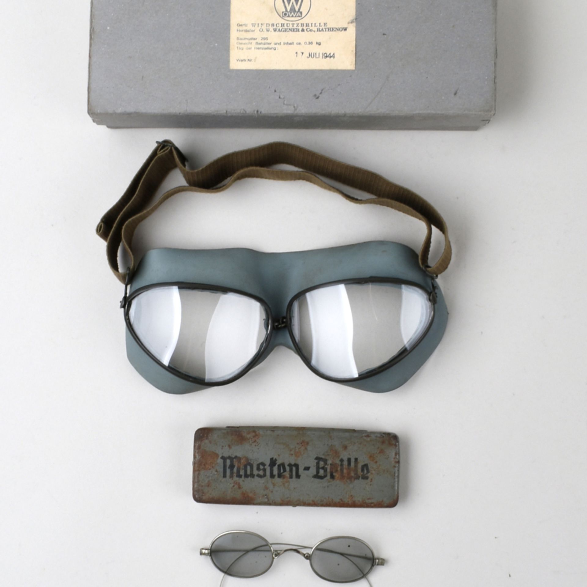 Paar Schutzbrillen III. Reich