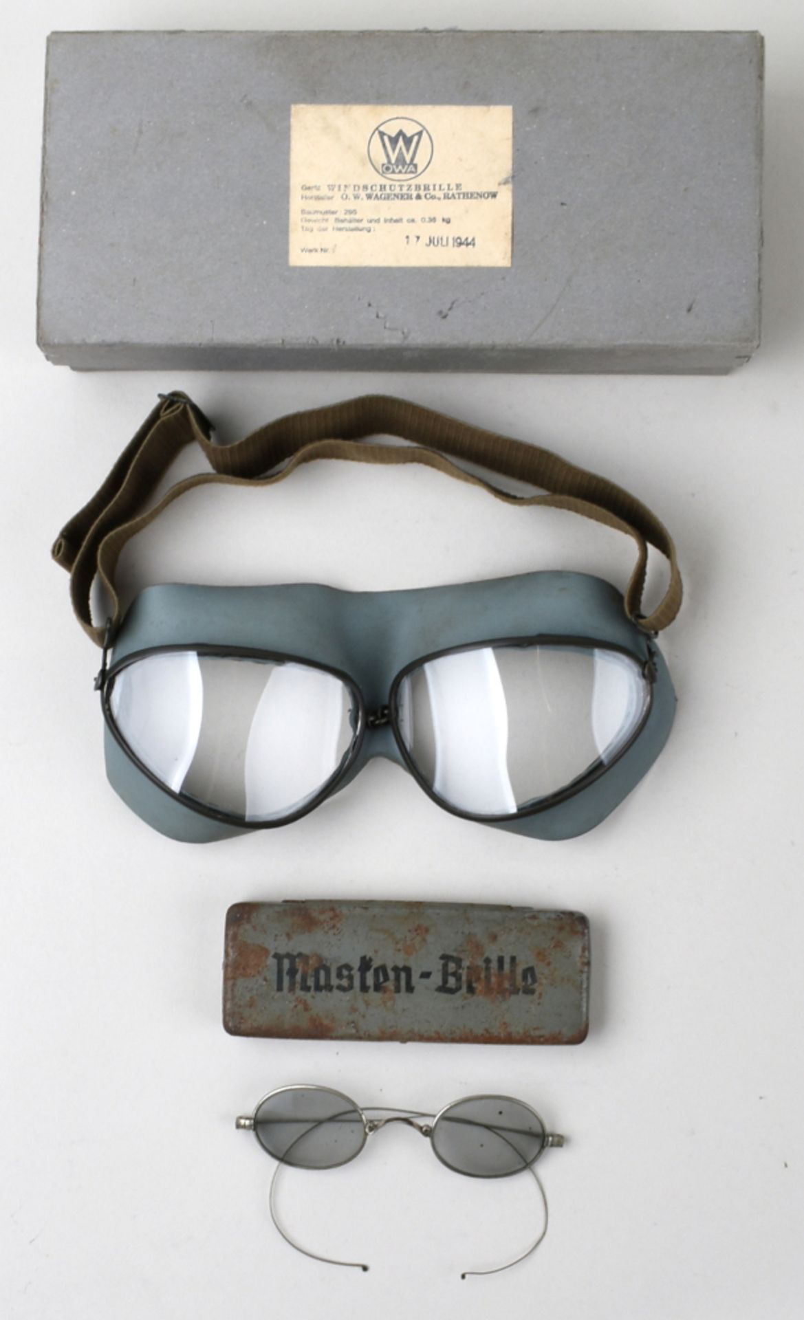 Paar Schutzbrillen III. Reich - Image 2 of 2