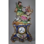 Valery Paris, Antique Porcelain Clock