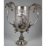 Antique Silver Twin Handled Trophy