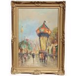 Signed, French Impressionist Carnival Scene