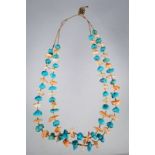 Turquoise & Mother of Pearl Necklace