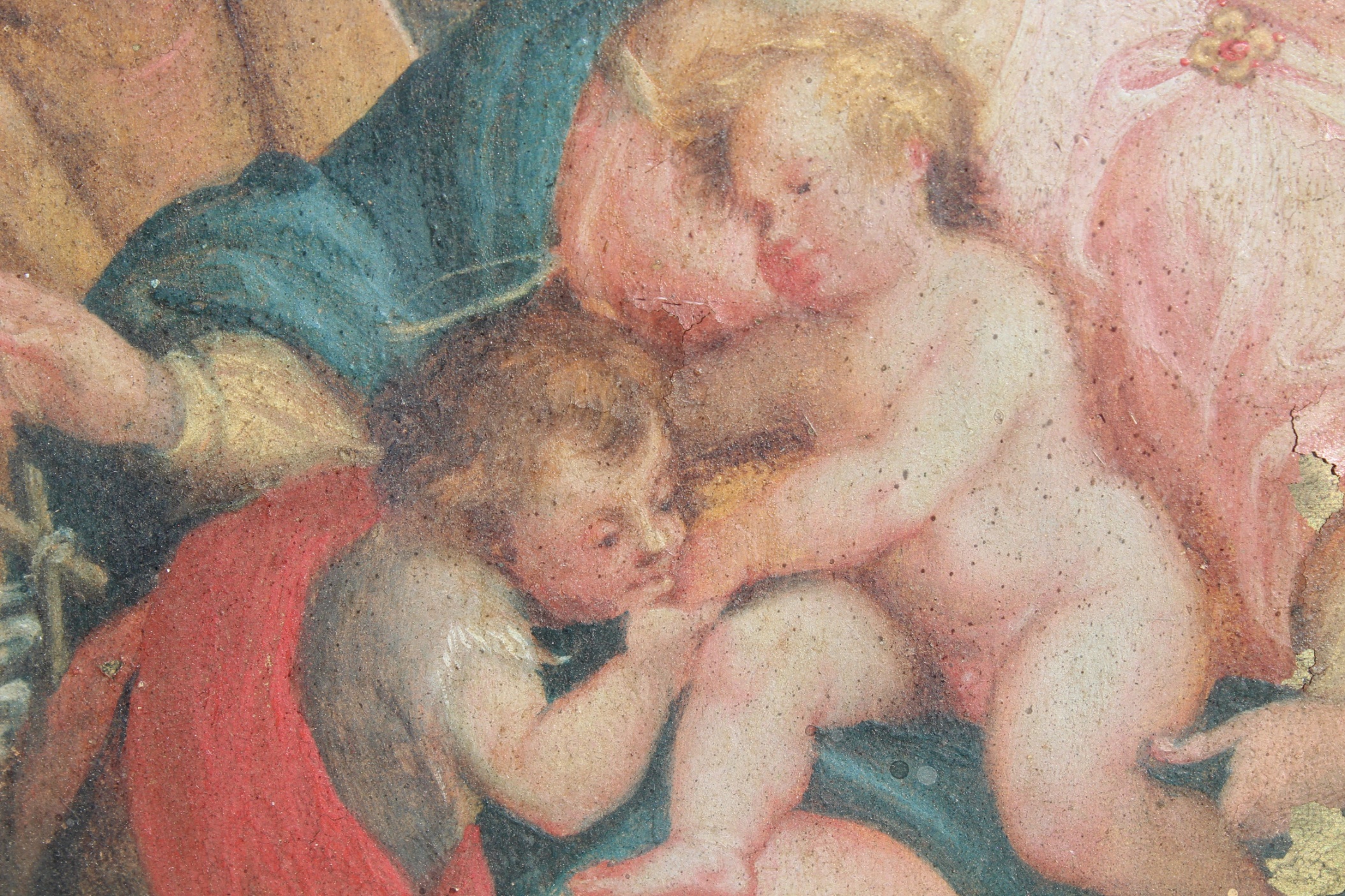 17th Century Old Master Painting of Holy Family - Image 3 of 6