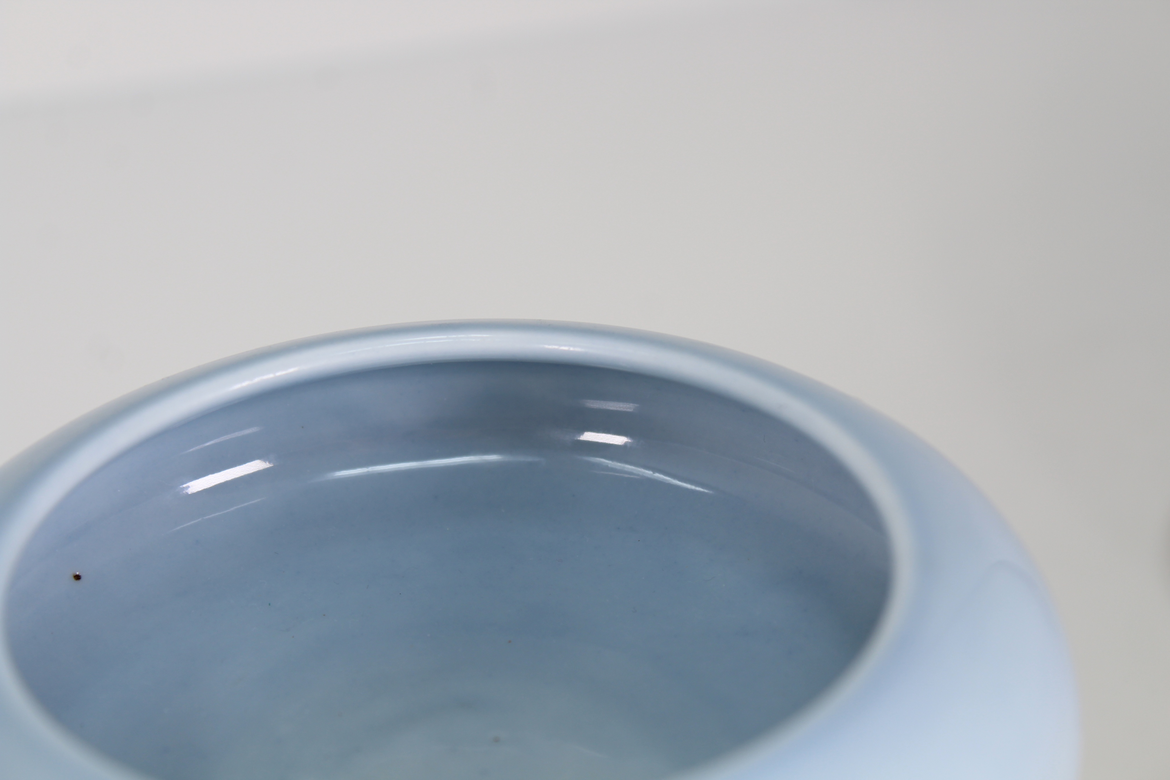 Rare Sky-Blue Porcelain Brush Washer, Kangxi Mark - Image 3 of 5