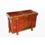 Japanese Red/Lacquered Chest